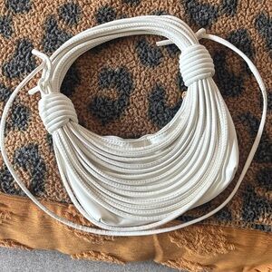 White handbag